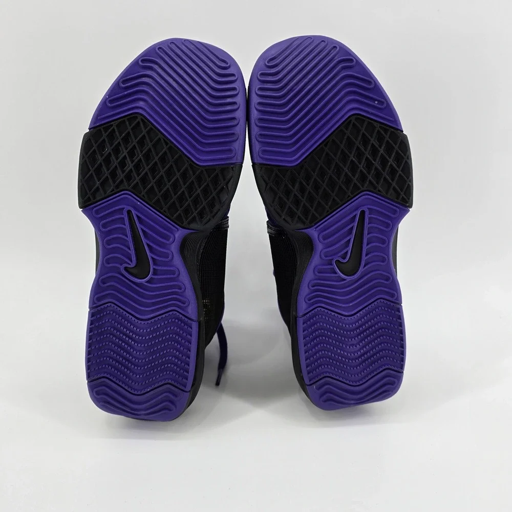 Nike LeBron Witness VIII Basketball Mens Lakers Black Purple Size 8 NWOT